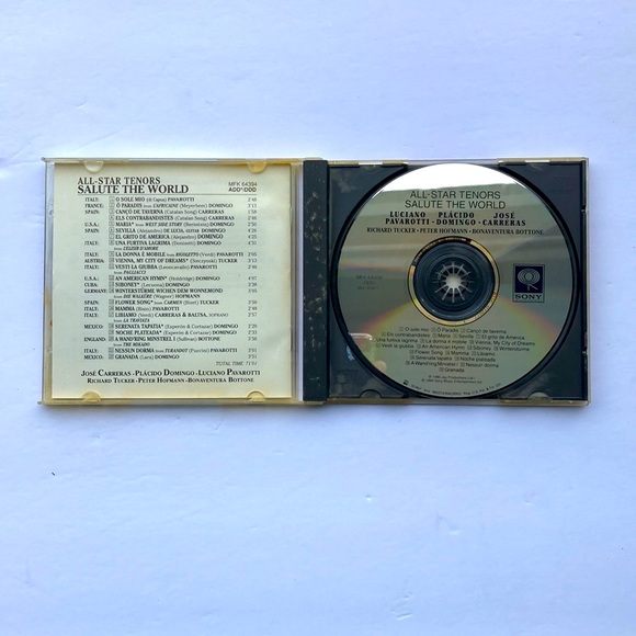 All Star Tenors Salute The World Used CD - Picture 4 of 4